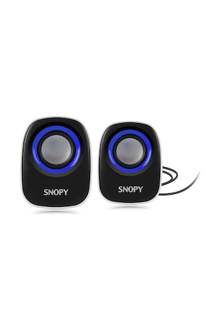 Snopy Sn-120 Beyaz-Mavi Usb Mini Hoparlör
