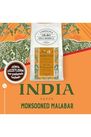 Caffe Corsini Hindistan Monsooned Malaba%100 Arabica Çekirdek Kahve 250 G
