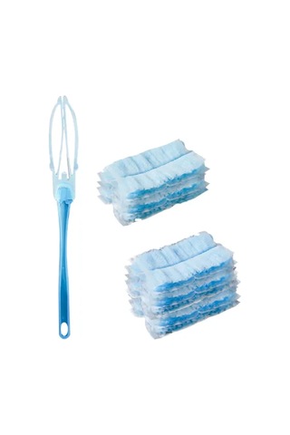 Gajeena Elektrostatik Toz Alma Fırçası - Yenilenebilir Başlıklı Pratik Temizlik Aracı