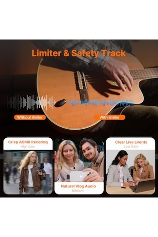 Saramonic İphone 17/16/15 Ve Android İçin Air Se Kablosuz Mini Mikrofon, 48khz/24-bit, Aı Gürültü Engelleme, Röportaj Youtube Tiktok Podcast Vlogging İçin İçerik Oluşturucu Mikrofonlar Klip