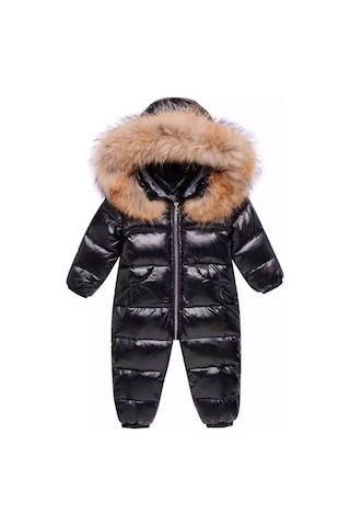 Modavals Kürklü Unısex Çocuk Kozmomont / Astronot Tulum Çok Renkli