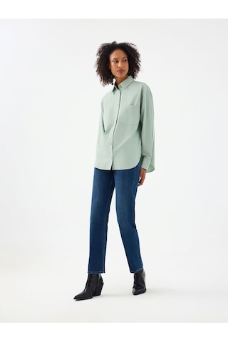 LOFT Loose Fit Kadın Gömlek U.kol Lf2041855 Q1.v1 Çok Renkli