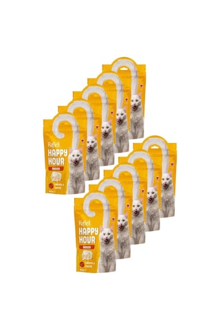 Reflex Happy Hour Tavuk Etli Ve Peynirli Seçici Kediler İçin Kedi Ödülü 10 X 60gr