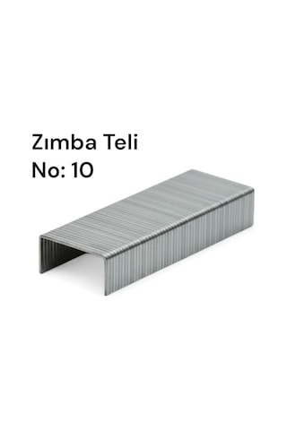 Zımba Teli No:10 Küçük Boy 1000 Adet Tekli