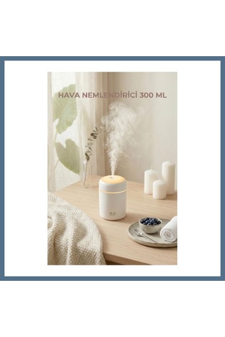 Buradabulabilirsin 300 Ml Led Işıklı Hava Nemlendirici & Pratik Oda Kokusu Difüzörü 7 Cm X 11 Cm Bbz