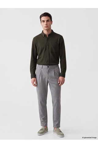 Lcwaıkıkı Classic Haki Regular Fit Erkek Gömlek