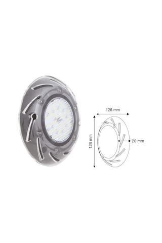 Sıva Üstü Mini Led Havuz Lambası Beyaz Işık