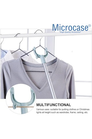 Microcase Uzayabilir Elbise Eşya Askı Asma Aparatı 58-102 Cm Al5703 Açık Yeşil