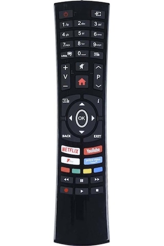 Vestel Netflix Youtube Prime Video Tuşlu Led Tv Televizyon Uzaktan Kumanda Tr-215