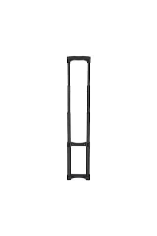 Homyl Yedek Seyahat Bagaj Teleskopik Sap Alüminyum 36.6 Inç Siyah