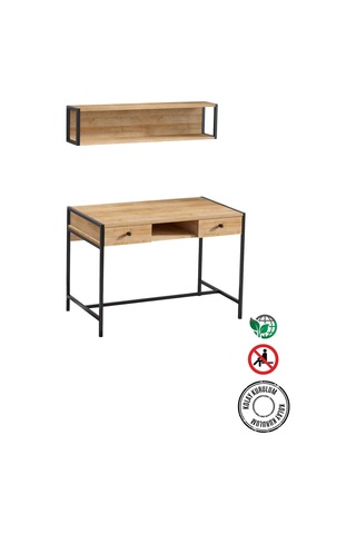 Decormet Pena Çalışma Masası Safir Meşe Çok Renkli