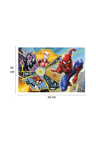 Örümcek Adam 60 Parça Çocuk Puzzle Yapboz 4+ Yaş 22x33 Cm