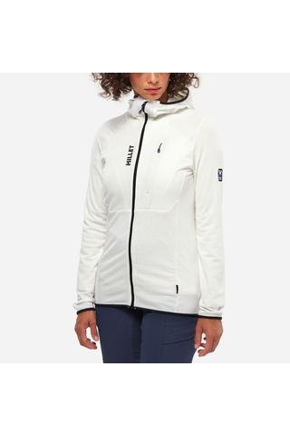 Millet T Icon Grıd Kapşonlu Polar Ceket Kadın Mıv10774 N8014 Gri