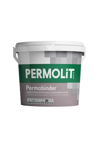 Permolit Binder Su Bazlı Konsantre Astar - Beyaz - 2.5 Lt.