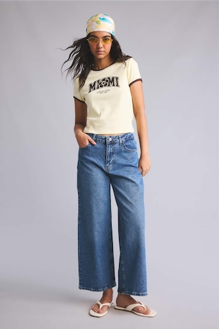 Defacto Culotte Fit Geniş Paça Yüksek Bel Mavi Pantolon H7624ax26aunm28 Mavi-nm28