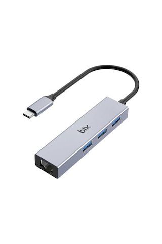 Bxc06hb Type-c&apos Den 3 Bağlantı Noktalı Gigabit Ethernet Usb 3.2 Hub 01