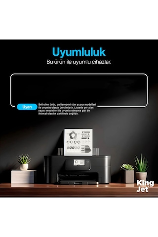 Kingjet Kyocera Uyumlu Tk-5195 Standart Kapasiteli 4 Renk Takım Çipli Uyumlu Toner Taskalfa 306ci