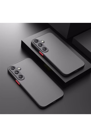 Samsung Galaxy Uyumlu A26 Kılıf Mat Parmak İzi Yapmaz Renkli Tuşlu Kapak