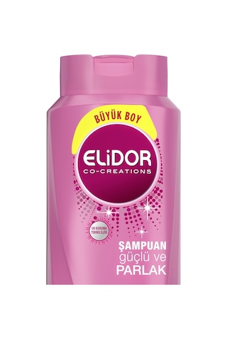 Elidor Güçlü ve Parlak Saçlar İçin Şampuan Büyük Boy 650 ML