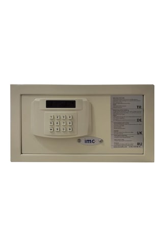 İmc Safe Elektronik Para Kasası Krem Renk
