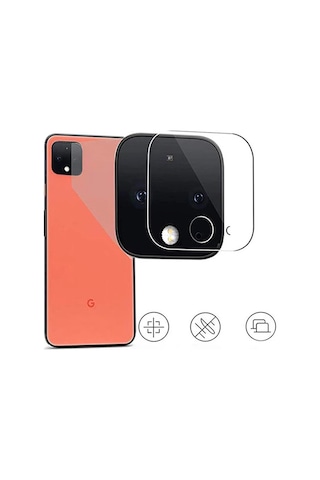Google Pixel 4xl Tempered Kamera Koruyucu Kırılmaz Cam- 5775 Şeffaf