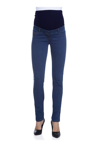 Luvmabelly Myra6005 Beli Ayarlanabilir Hamile Kot Pantolonu -lacivert-lacivert