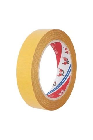 Ve-ge Çift Taraflı Bant, 24 Mm X 25 M, Şeffaf, Güçlü Yapışkan, İz Bırakmaz Diğer
