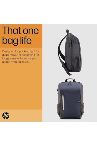 15mins Hp Travel 15.6 İnç Bilgisayar Sırt Çantası Demir Grisi 6b8u6aa 12 Gri