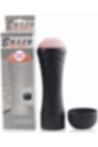 Zaga Oyun Silikon Fener Tipi Titreşimli Suni Vajina Mastürbatör