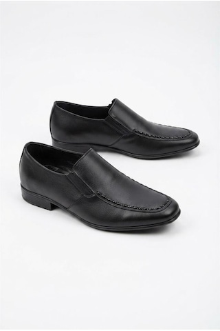 Mehmet Mete 0142 Hafif Rahat Yumuşak Hakiki Deri Erkek Ayakkabı Siyah