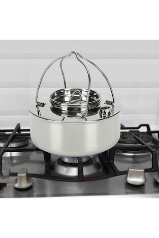 Suntek Kamp Su Isıtıcısı Çaydanlık Kamp Tencere Açık Rv Gri