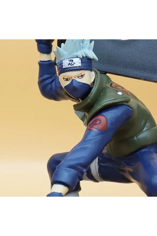 Naruto Hatake Kakashi Broadsword Squat Anime Aksiyon Figürü