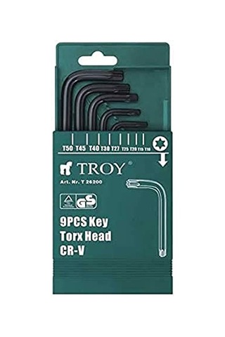 T 26200 Allen Anahtar Seti, Torx, 9 Parça