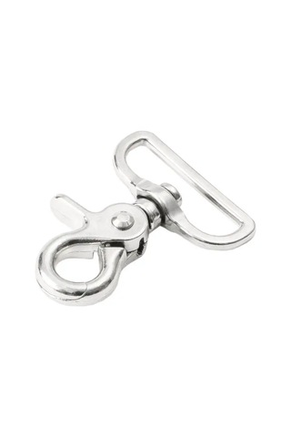 Zooone Kanca Karabinası Çinko Kaplama 37x60 Mm, Nikel Kaplı, Zoo One 141399890