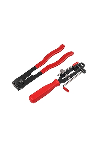 Teltree Çelik Yapılı Kaymaz Tutamaçlı Kelepçe Ve Pense Seti, Kırmızı/mavi Renk Seçeneği