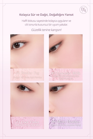 Dasique Karıştırılabilir Renklere Sahip 4 Lü Allık Paleti Blending Mood Cheek 02 Cool Blending 02 Cool Blending