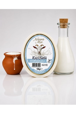 Doğal Handmade Süngerli Sabun, 135 Gr Keçi Sütü