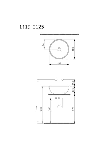 Bocchi Venezia Çanak Lavabo Parlak Beyaz - 1119-001-0125 Beyaz