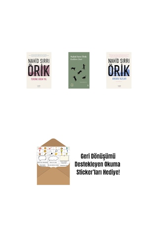 Tersine Giden Yol + Everest Açıkhava 29 - Kedilere Dair + Ankara Yazıları + Okuma Sticker'ları