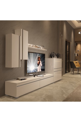 Decoraktiv Eko 6 Mdf Std Tv Ünitesi Tv Sehpası Beyaz