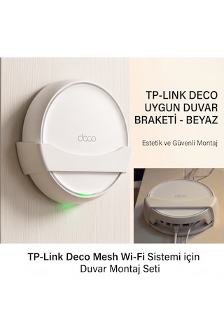 Deco Be25 Ve Be22 Wi-fi 7 Mesh Sistemi İçin Özel Üretim Duvar Montaj Aparatı