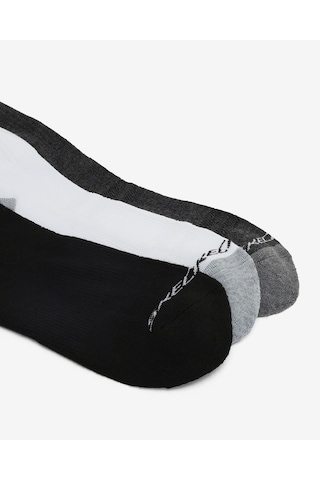 Skechers 6'lı Erkek Yarım Taban Destekli Crew Çorap Erkek Beyaz Çok Renkli Çorap S600139-110 Çok Renkli