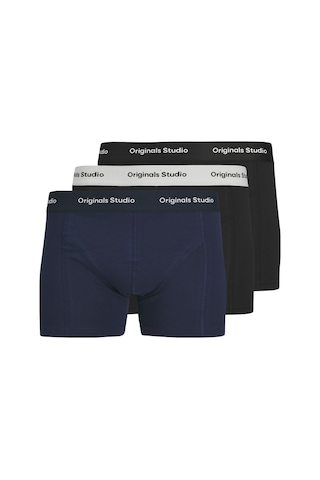 Jack & Jones Erkek 3'lü Boxer Paketi - Vesterbro - 12272945 Ocean Cavern
