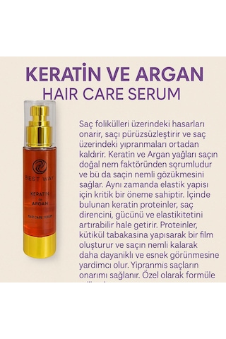 Bestway Kuaför Keratin Ve Argan Saç Serumu