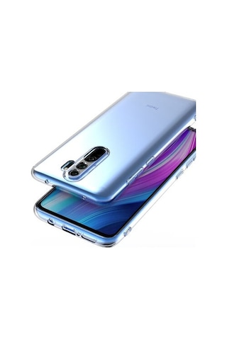 Xiaomi Redmi Note 8 Pro İle Uyumlu Kılıf Şeffaf Kamera Korumalı Esnek Silikon Telefon Kılıfı Kapak
