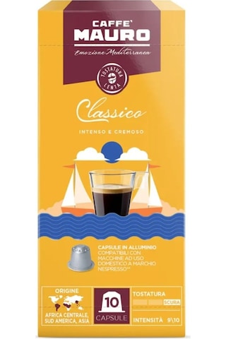 Caffe Mauro Classico Nespresso Kapsül Kahve 10 Kapsul Kapsül Kahve