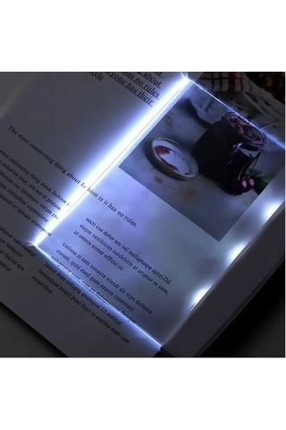 6.7 5.7in Çok Fonksiyonlu Led Düz Panel Gece Görme Okuma Lambası, Geceleri Açık Kitap Sayfası Işığı, Geceleri Yatak Okumak İçin Düz Kitap Işığı Siyah Siyah