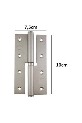 Sese Çelik Okka Sol Menteşe Saten Renk 10cm 104-17-22-81