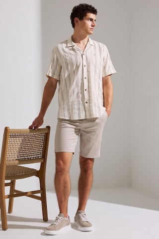 U.S. Polo Assn. U.s. Polo Assn. Erkek Bej Gömlek Kısa Kollu 50324743-vr011