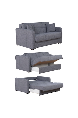 Kilim Mobilya Adonis XL Yataklı Kanepe 160 Gri